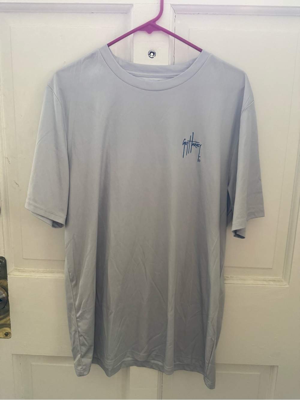 Guy Harvey Light Gray Short Sleeve Crew Tee